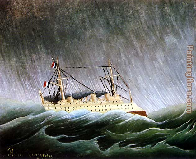 Henri Rousseau The Boat in the Storm